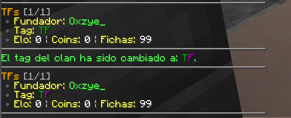 Información del Clan