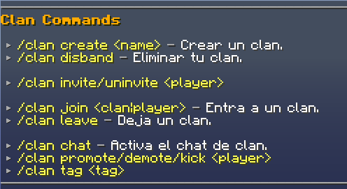 Comandos Administrativos